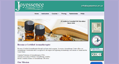 Desktop Screenshot of joyessence.on.ca